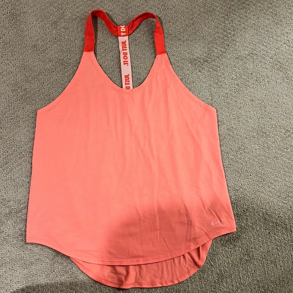 Coral Nike Dri fit tank medium
